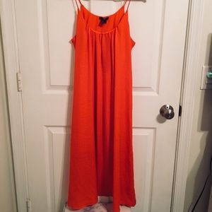 H&M orange maxi dress